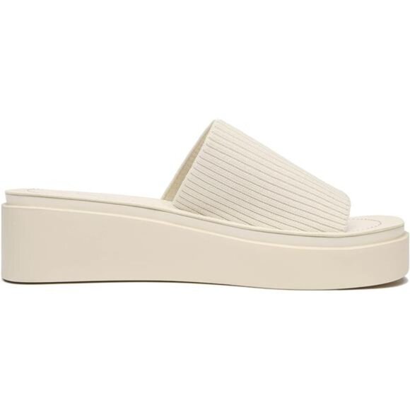 Athlefit Women's Slip On Platform Sandals Comfortable Open Toe Flatform Chunky - Picture 2 of 7